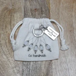 Maskemarkrer Vaier - Crystal Quartz (5 stk)