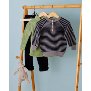 Genser med striper 3 mnd - 6 r