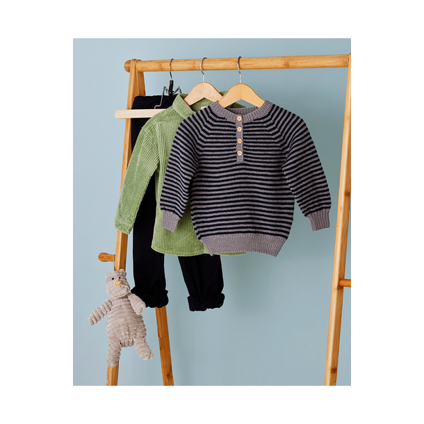 Genser med striper 3 mnd - 6 r