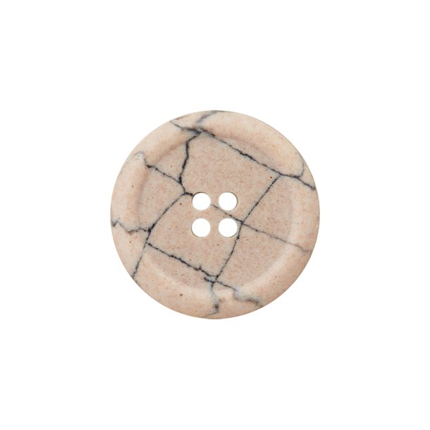 Resirkulert knapp Beige (4-hull)