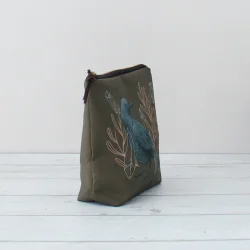 Amber the Raven - Large Zipper Pouch