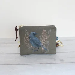 Amber the Raven - Zipper Pouch