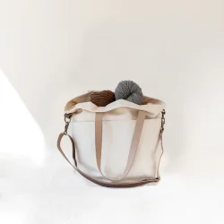 Canvas Crossbody Project Tote