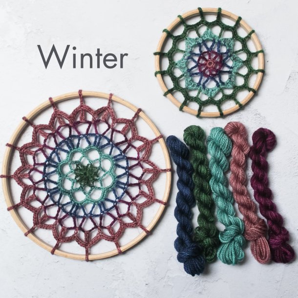 Gin and Tonic Crochet Mandala Kit - Winter