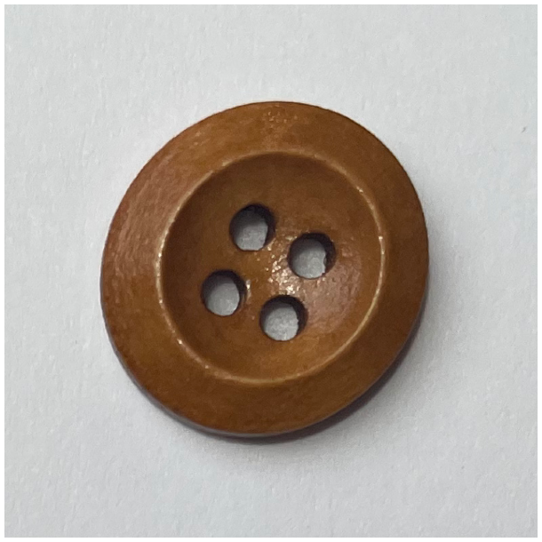 Mellombrune treknapper (bred kant)