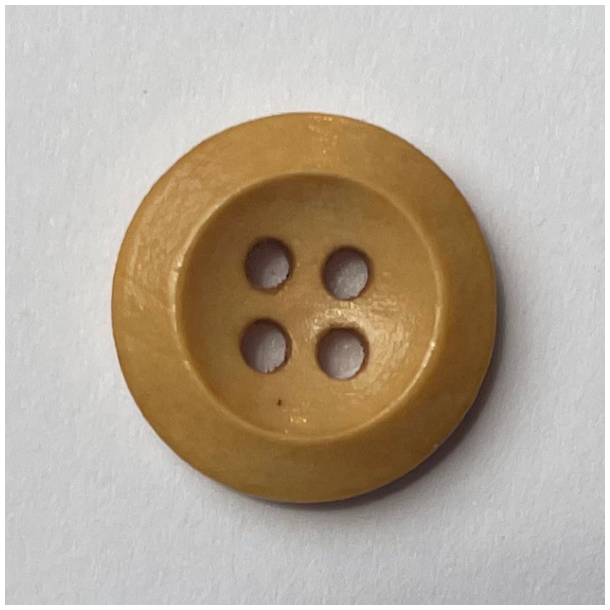 Lyse brune treknapper (bred kant)