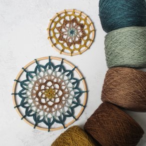 Gin and Tonic Crochet Mandala Kit - Woody Teal