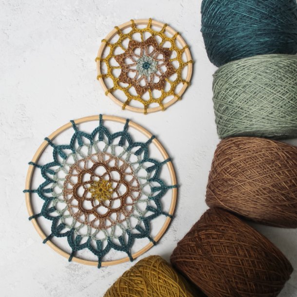 Gin and Tonic Crochet Mandala Kit - Woody Teal