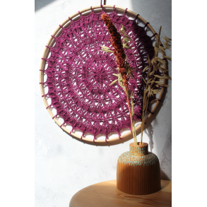 Vera Crochet hoop Kit - Plum