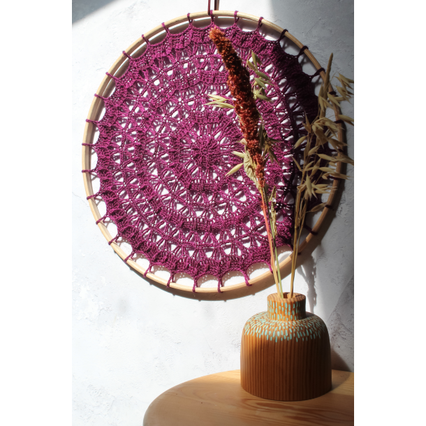 Vera Crochet hoop Kit - Plum