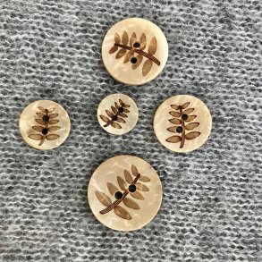 Kokosknapp Rogneblad