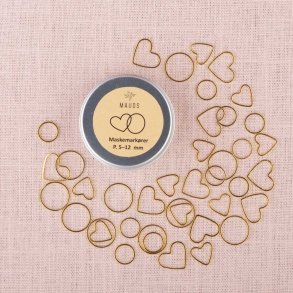 Maskemarkrer - Hjerter og ringer (stor)