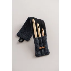 Wooden Nalbinding Needles and Case