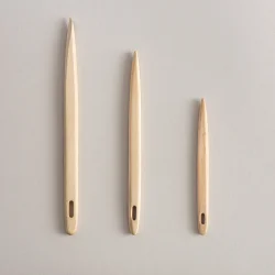 Wooden Nalbinding Needles and Case