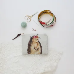 Nikki the Hedgehog - Zipper Pouch