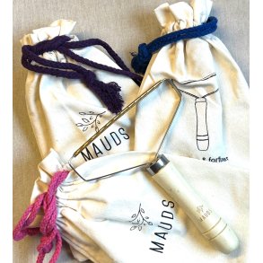 Nuppefjerner i bomullspose