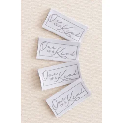 "One of a Kind" - 4 stk vevde merkelapper