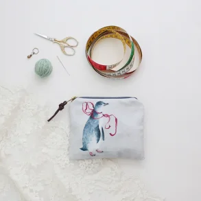 Penny the Penguin - Zipper Pouch
