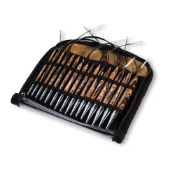 Knitpro Natural - Rundpinnesett m/etui 4,0 - 10,0 mm