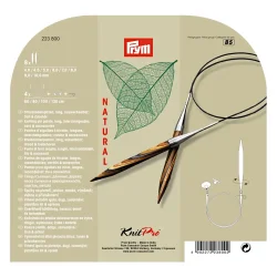 Knitpro Natural - Rundpinnesett m/etui 4,0 - 10,0 mm
