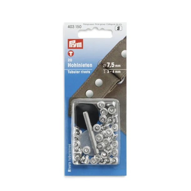 Nagler  7,5 mm / H 3-4 mm / 20 par (slv)