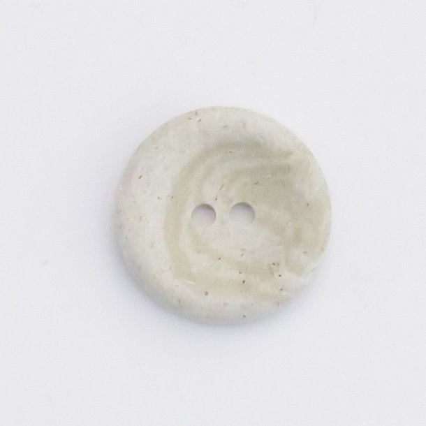 Resirkulert knapp Hvit/Natur (2-hull)