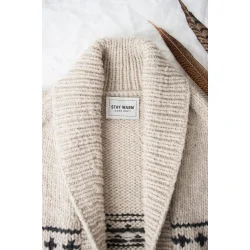 "Stay Warm" - 4 stk vevde merkelapper