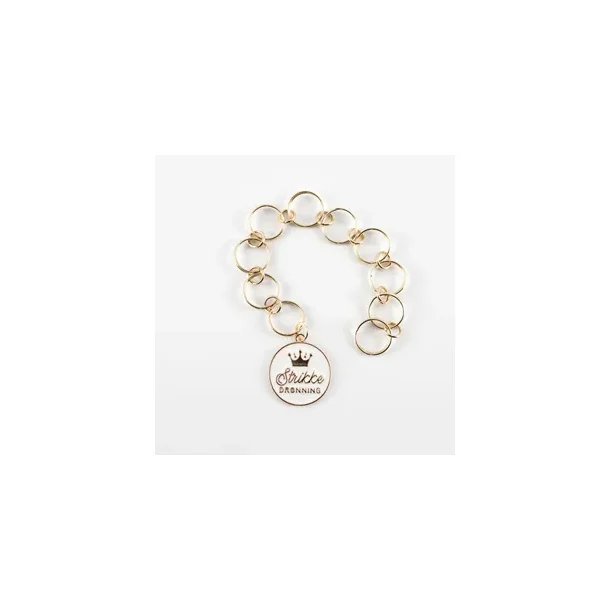 Strikkefisk Strikkedronning - Hvit