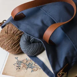 Canvas Crossbody Project Tote