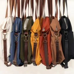 Canvas Crossbody Project Tote