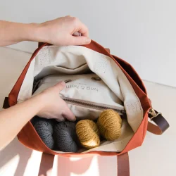 Canvas Crossbody Project Tote