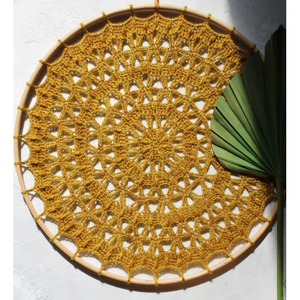 Vera Crochet hoop Kit - Mustard