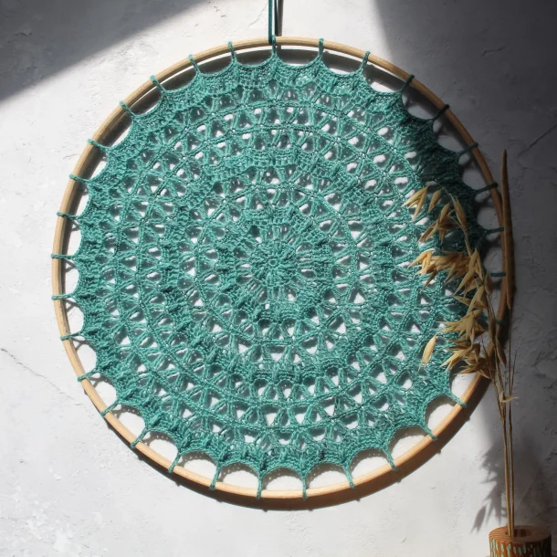 Vera Crochet hoop Kit - Turquoise