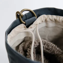 Waxed Canvas Bucket Bag