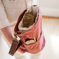Waxed Canvas Bucket Bag