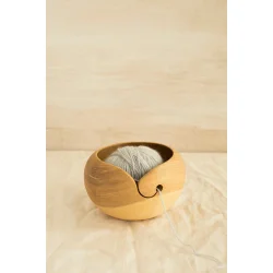 Wooden Yarn Bowl - Ash